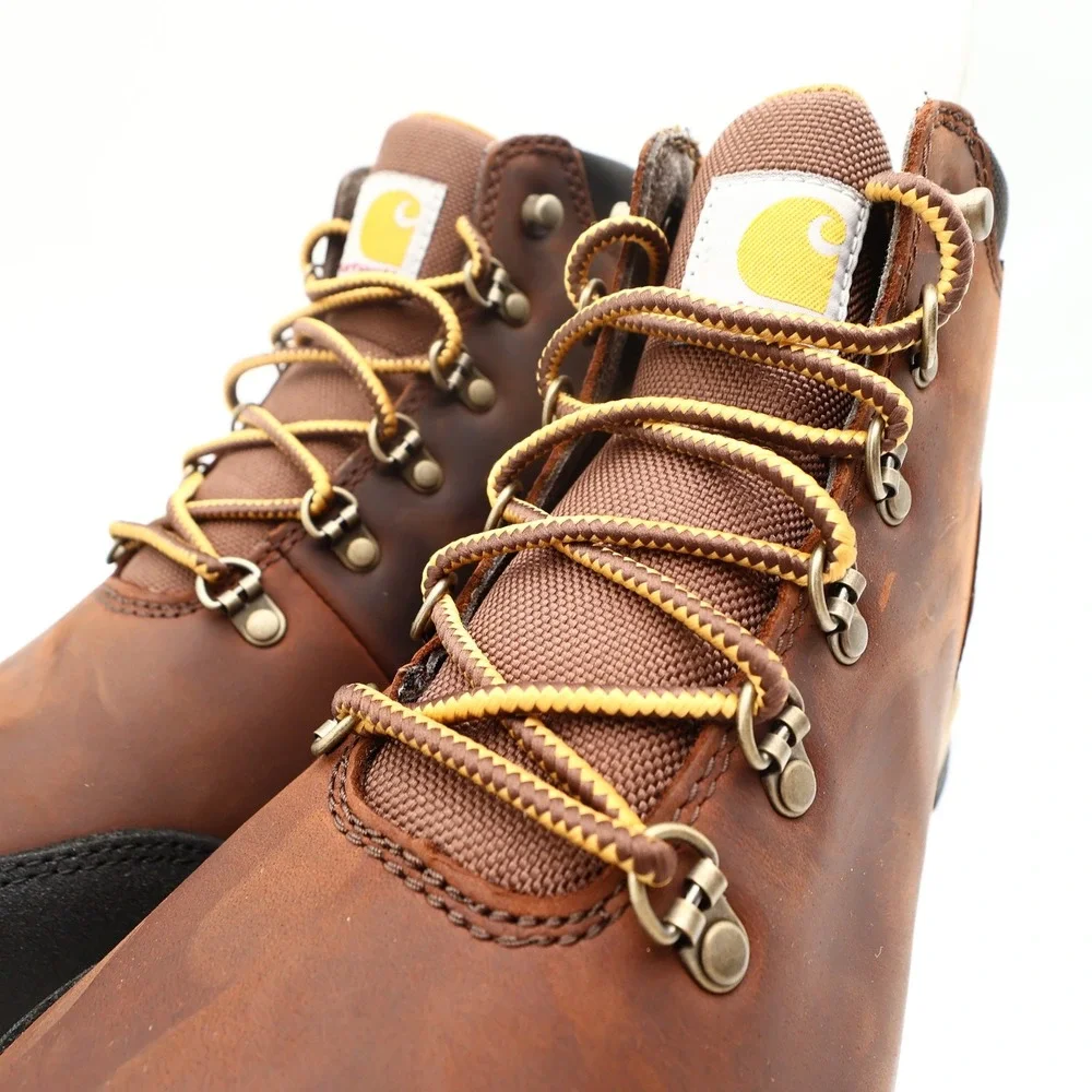 Carhartt Gilmore Work Boots Mens 10 M Brown Leather Alloy Toe Waterproof NWT